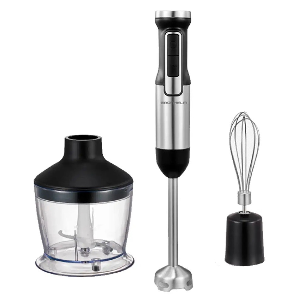 Блендер погружной Grunhelm EBS-1228SSB 1400 Вт черный Київ - зображення 1
