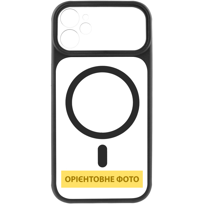 Чехол TPU+PC GETMAN Moon Clear with MagSafe для Apple iPhone 12 (6.1") Херсон - зображення 5