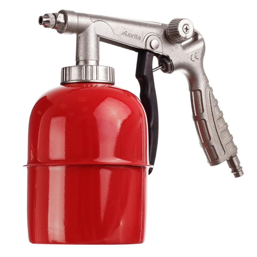 Пневмопистолет для нанесения антигравийных и антикоррозионных покрытий с бачком 800мл и гибкой насад Харьков - изображение 1