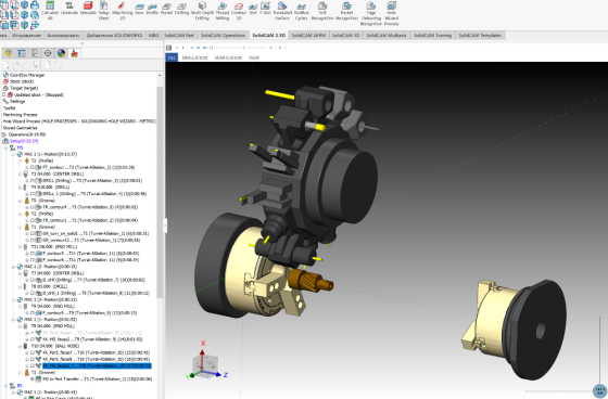 Solidworks SolidCam технологія програми ЧПК техпроцеси постпроцесори Львів