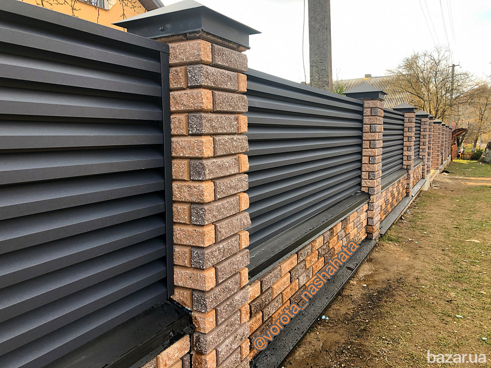 Виробник парканів/огорожі Жалюзі у Львові.Металевий паркан Жалюзі. Львов - изображение 8