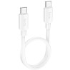 Кабель Hoco X96 Hyper 27W USB to Type-C 0.25m (L-0.25M) White (Код товару:40158) Харків