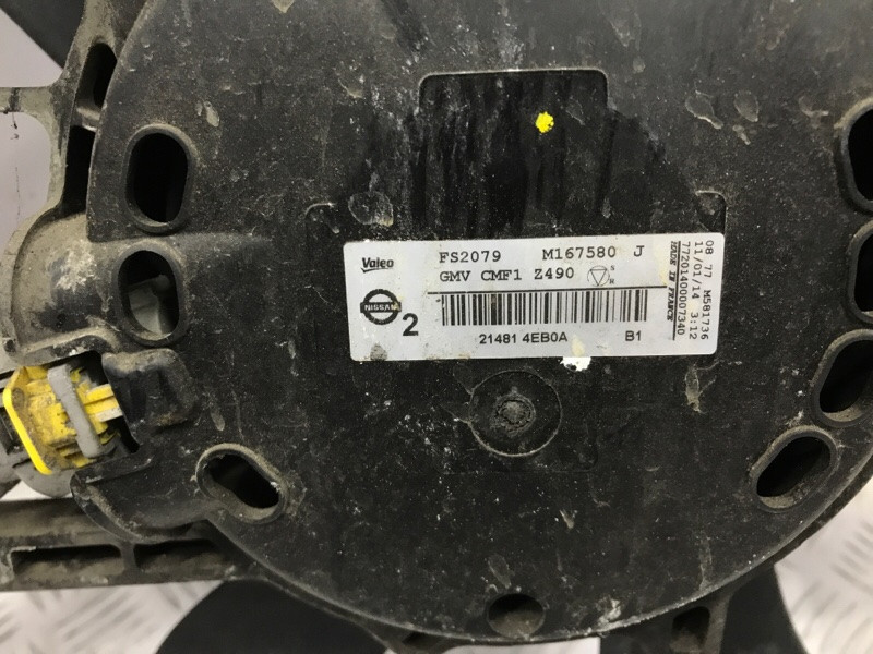 Диффузор с вентилятором радиатора Nissan Qashqai J11 1.5 DIESEL K9K 2013 (б/у) Киев - изображение 7