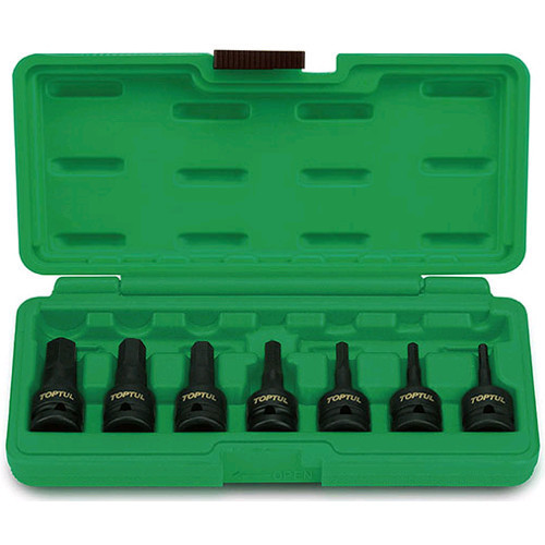 Набор насадок ударных HEX TOPTUL 1/2" 4-14мм 7 ед. GDAI0702 Харьков - изображение 1