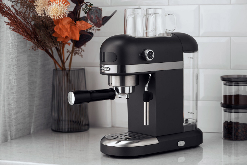 Кофеварка рожковая Ardesto YСM-E1502 1350 Вт черная Киев - изображение 8