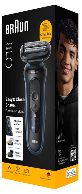 Электробритва Braun Series 5 52-B1650s черная Київ - зображення 7