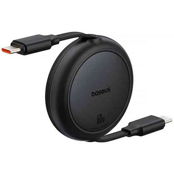 Дата кабель Baseus Free2Pull Mini Retractable Type-C to Type-C 60W (1m) (P10364500) Херсон