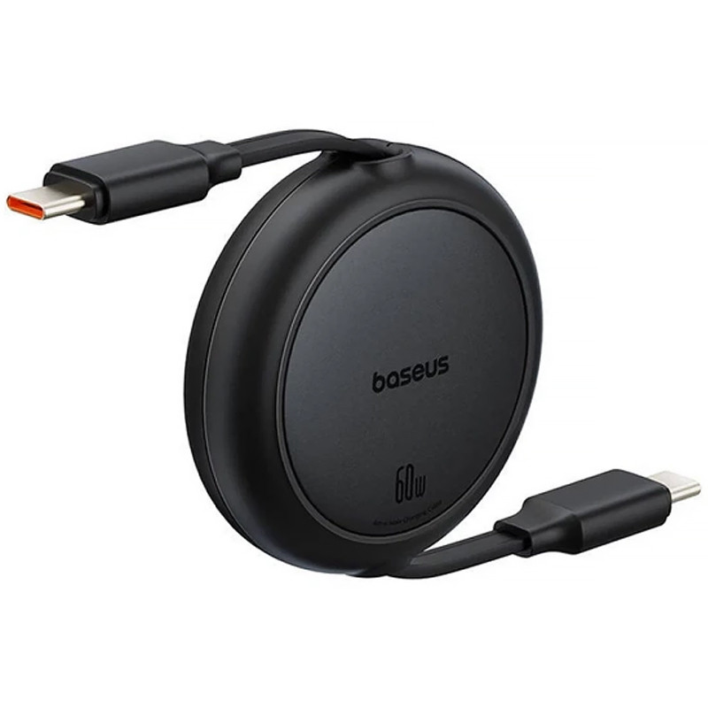 Дата кабель Baseus Free2Pull Mini Retractable Type-C to Type-C 60W (1m) (P10364500) Херсон - зображення 2