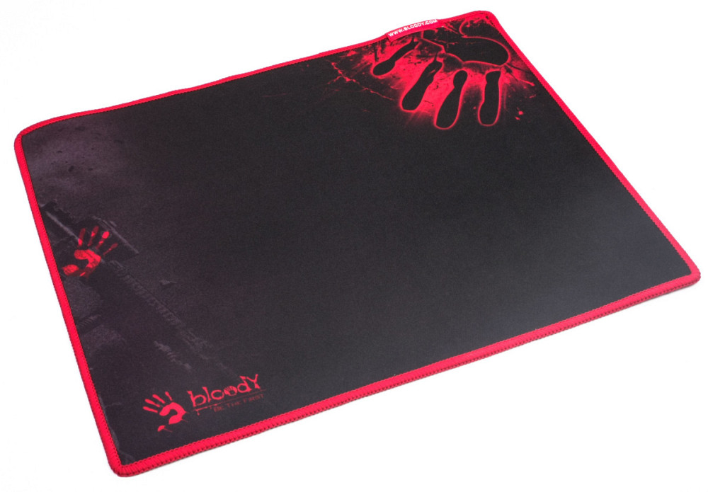 Игровая поверхность для мыши и клавиатуры Bloody B-081S 35х28 см черный Киев - изображение 1