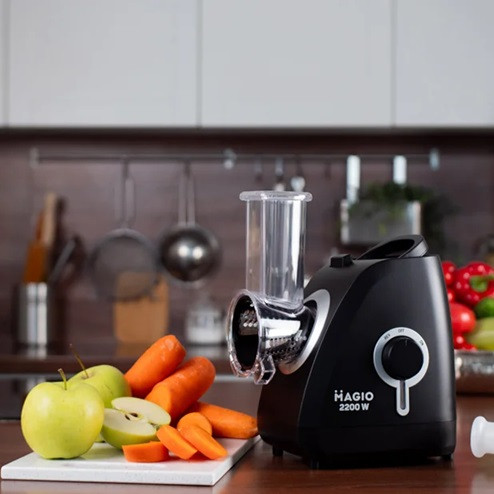Мясорубка электрическая Magio MG-270 2200 Вт черная Київ - зображення 4