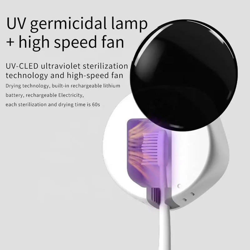 Стерилизатор-осушитель UV для зубных щеток RD3 with battery 600 mAh Херсон - зображення 3