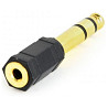 Адаптер Cablexpert 6.35 мм - 3.5 мм (M/F), чорний (A-6.35M-3.5F) (Код товару:39658) Харків