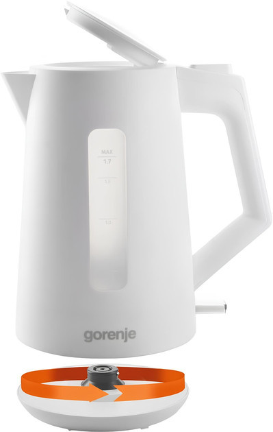 Электрочайник Gorenje K17OPW 1.7 л белый Київ - зображення 2
