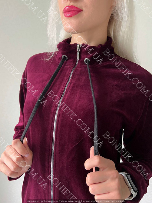 Женский халат на молнии "MARGO" (арт. LGV 203/02/02) Кривий Ріг - зображення 4