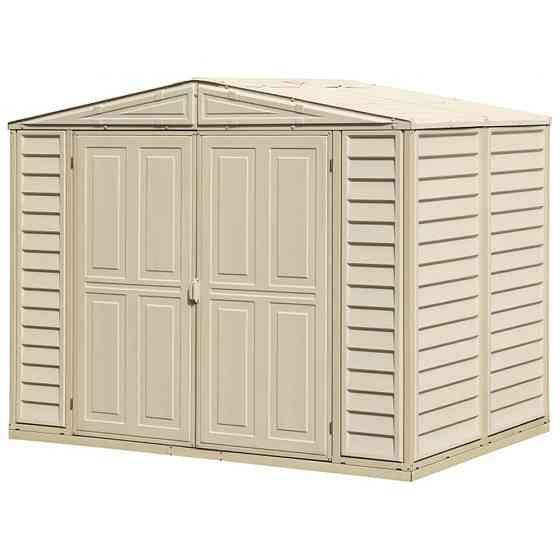 Сарай пластиковый DuraMate 240x163x186 см слоновая кость Киев