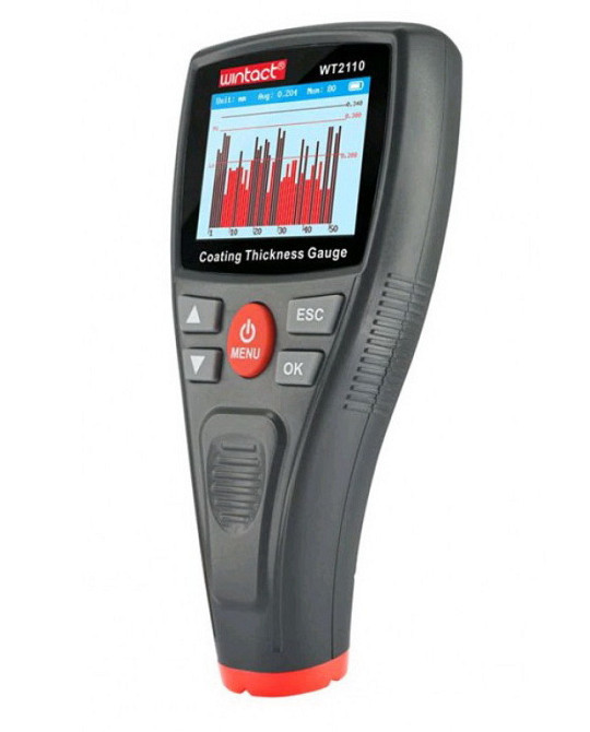 Толщиномер для авто Fe/nFe, 0-1500мкм WINTACT WT2110 Харьков - изображение 2