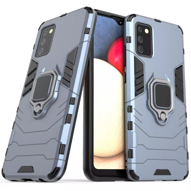 Ударопрочный чехол Transformer Ring for Magnet для Samsung Galaxy A02s Херсон - изображение 7