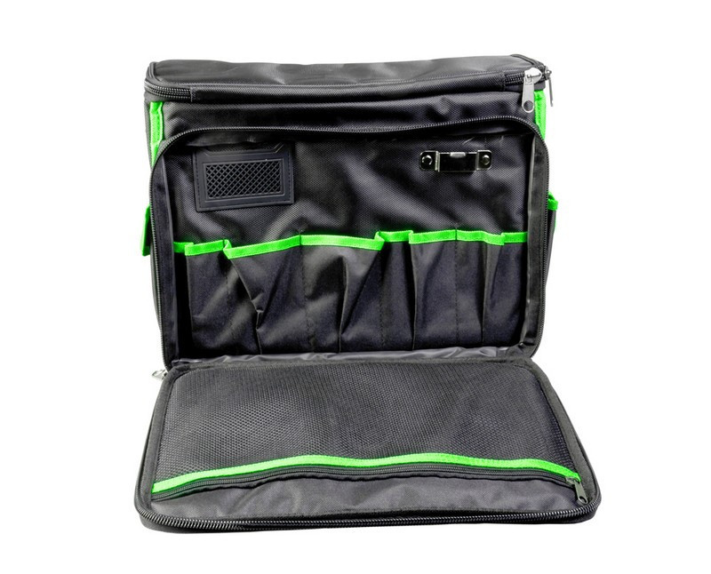 Сумка для инструментов монтерская MASTERTOOL 400х180х310 мм 30 карманов усиленное дно съемный ремешо Харків - зображення 6