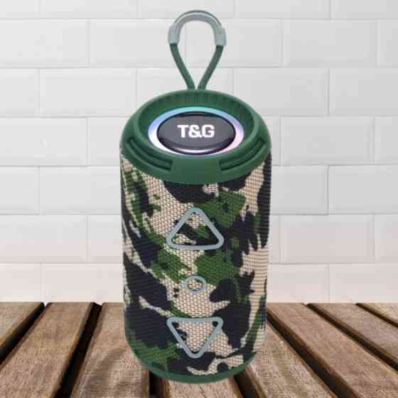 Колонка портативная Bluetooth T&G TG656 camouflage камуфляж Київ