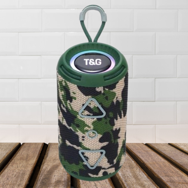 Колонка портативная Bluetooth T&G TG656 camouflage камуфляж Київ - зображення 1