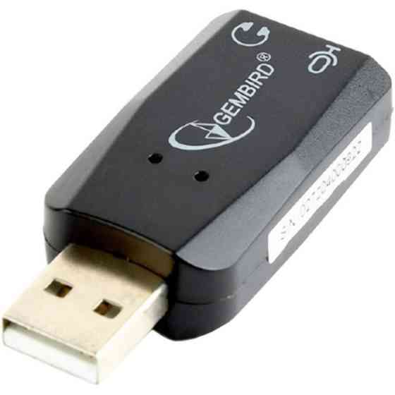 Звукова карта Gembird SC-USB2.0-01 Black (Код товару:41927) Харків