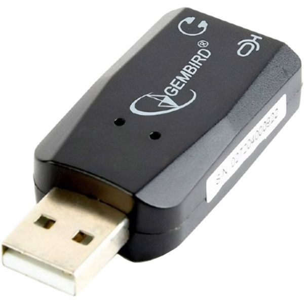 Звукова карта Gembird SC-USB2.0-01 Black (Код товару:41927) Харків - зображення 1