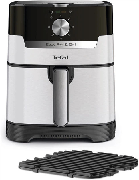 Мультипечь Tefal Easy Fry&Grill 2в1 EY501A10 1550 Вт серая Київ - зображення 3