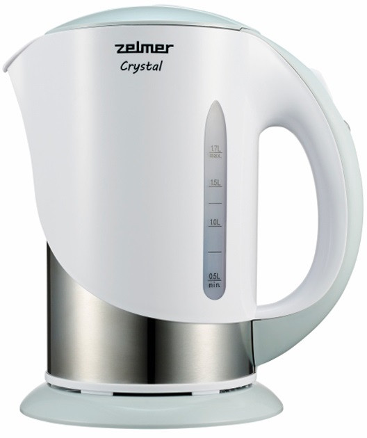 Електрочайник Zelmer Сrystal ZСK7630S 1.7 л белый Киев - изображение 2