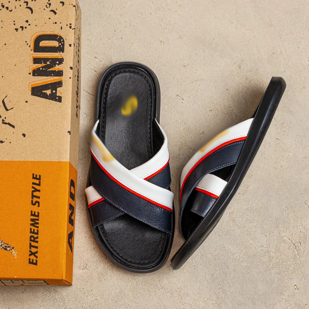 Мужские кожаные  летние шлепанцы-сланцы Київ - зображення 6