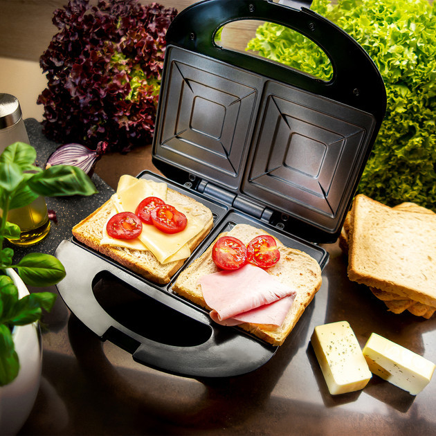 Сендвичница First FA-5337-6 700 Вт черная Киев - изображение 2