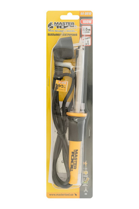 Паяльник электрический MASTERTOOL 100 Вт 220V/50Hz 450°С 44-0010 Харків - зображення 3