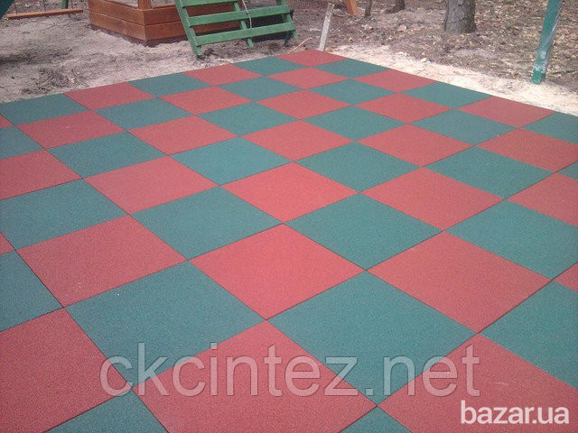 Резиновая плитка 500x500 мм, 12 мм Киев - изображение 4