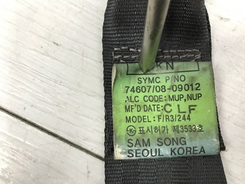 Ремень безопасности передний правый SsangYong Kyron DJ 2.0 DIESEL D20DT 2005 (б/у) Київ - зображення 5