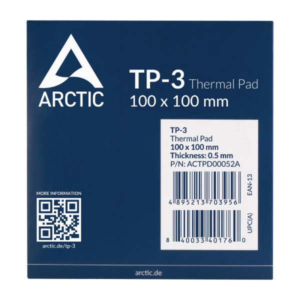 DM Термопрокладка Arctic TP-3 100х100х0.5 мм (ACTPD00052A) Харків - зображення 2