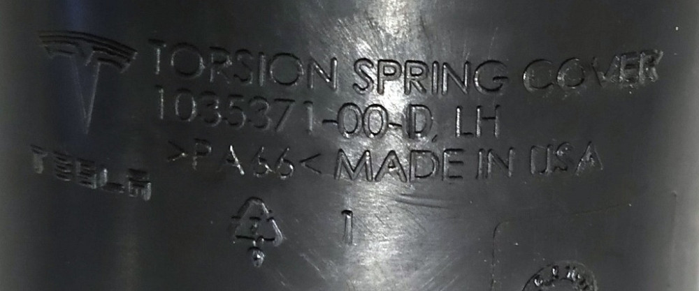 1Накладка пласт. подъемной пружины передняя двери зад. лев./задняя двери зад. прав. Tesla model X 10 Київ - зображення 4