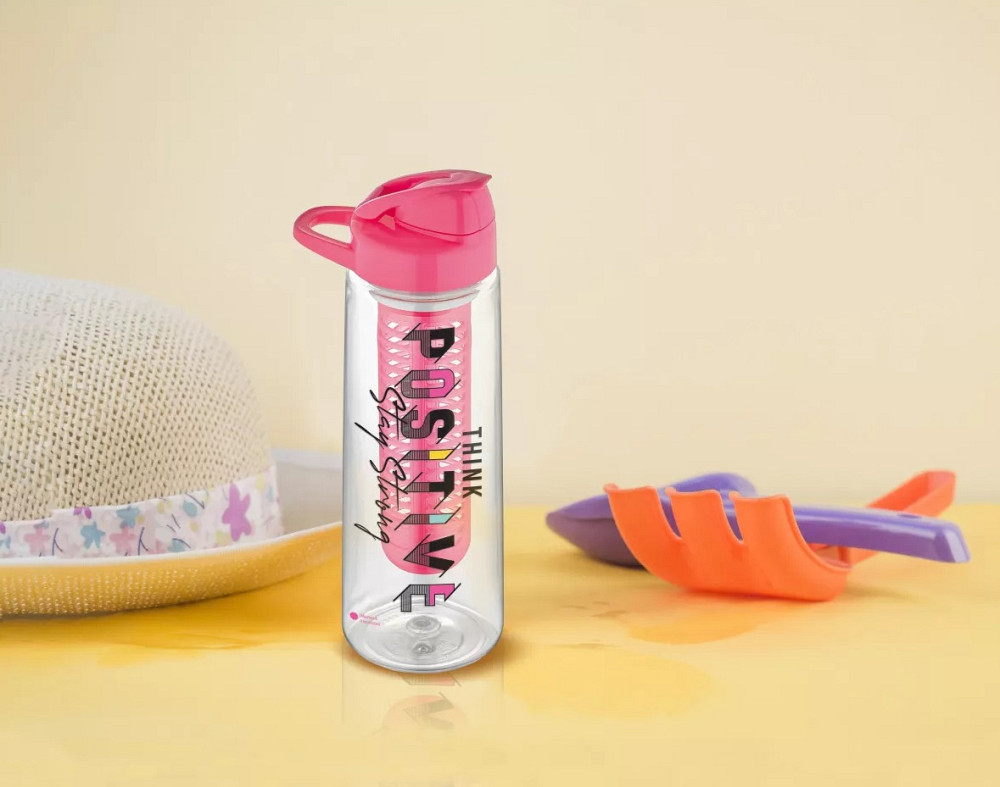 Пляшка для води Gustо Lidya GT-G-912051-pink 730 мл рожева Київ - зображення 1