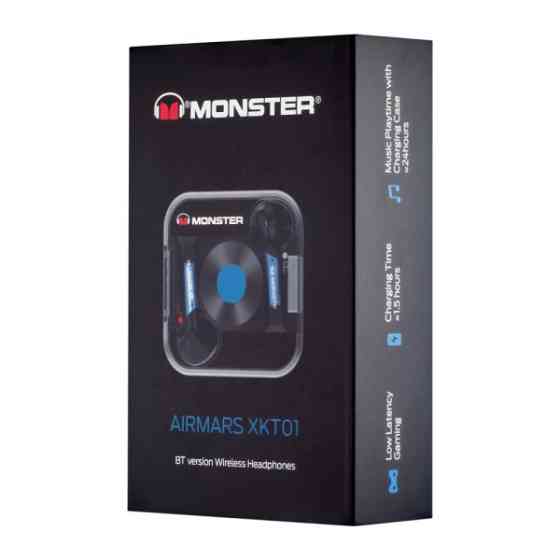 Bluetooth-гарнітура Monster XKT01 Black Харьков