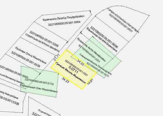 продажа земля сельскохозяйственного назначения Бородянский, Микуличи, 535483 грн. 