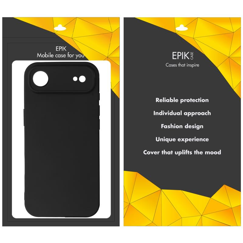 Чехол TPU Epik Black Full Camera для Apple iPhone 17 Air (6.5") Херсон - зображення 2