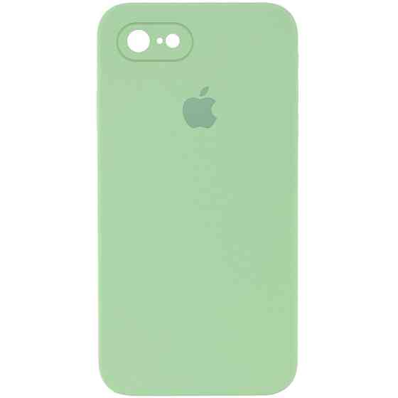 Чехол Silicone Case Square Full Camera Protective (AA) для Apple iPhone 7 / 8 / SE (2020) (4.7") Херсон