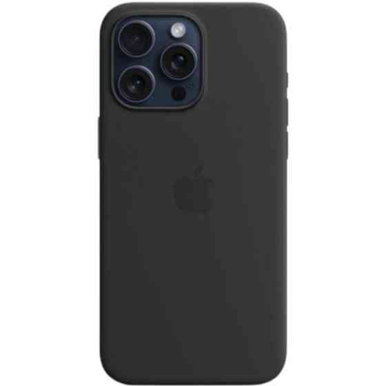 DM Чохол Silicone with MagSafe для iPhone 15 Pro Max Black Харьков