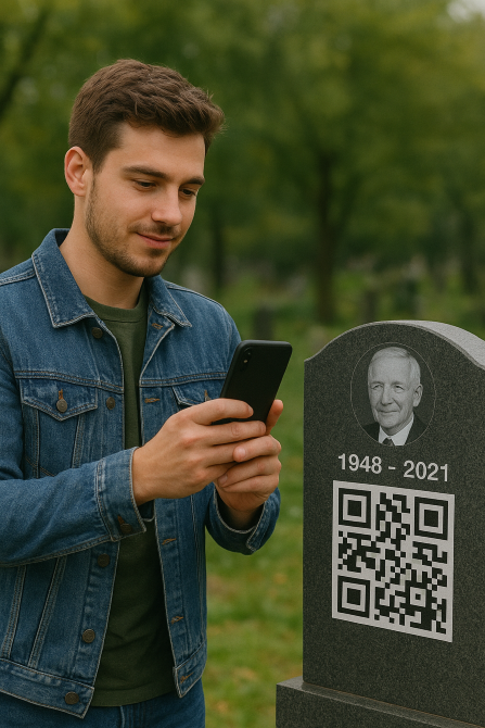 Виготовляємо QR-код на пам'ятник. Житомир - зображення 2