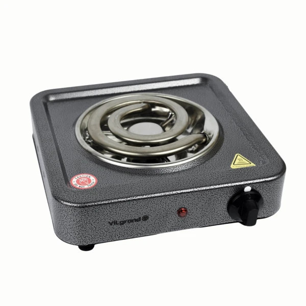 Электроплита Vilgrand VHP161D GRAY 1000 Вт серая Київ - зображення 5