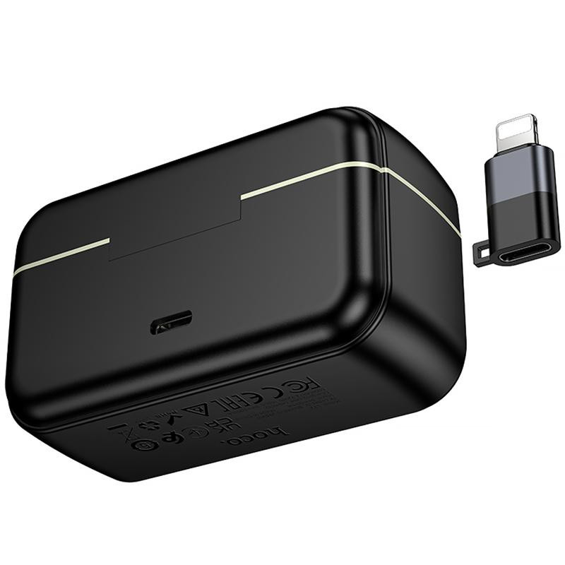 Петличный беспроводной микрофон Hoco L22 Bright 2in1 (Lightning/Type-C) Херсон - зображення 5