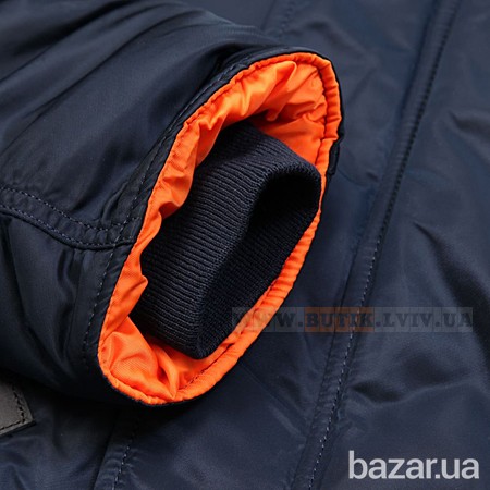 Зимова куртка аляска Alpha Industries Slim Fit N-3B Parka (синя) Луцьк - зображення 6