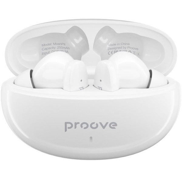Bluetooth-гарнітура Proove MoshPit TWS White Glossy (TWMP00010002) (Код товару:38427) Харьков - изображение 3