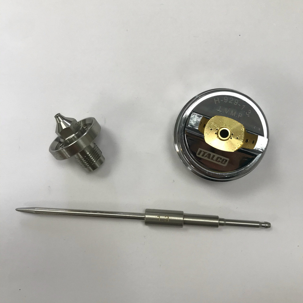 Сменный комплект форсунки для краскопультов H-929 LVMP, диаметр 1,3мм ITALCO NS-H-929-1.3LM Харків - зображення 2