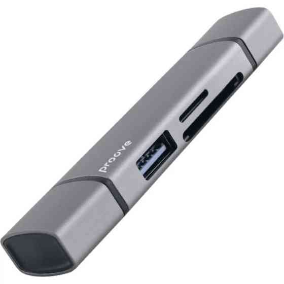 ArmorStandart Кардрідер Proove Arc Link 3 in 1 (USB3.0+SD Card+MicroSD) Silver (HBAL00210014) Харків