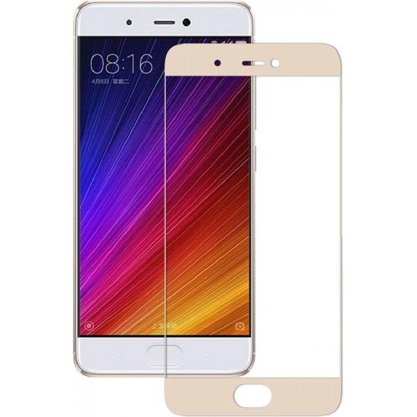 Защитное стекло Xiaomi Mi5S Gold Харьков - изображение 1