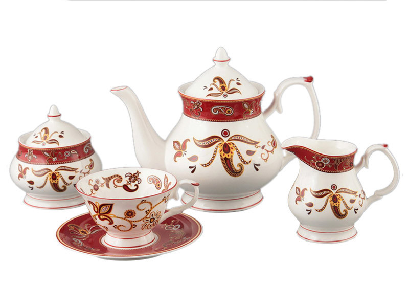 Чайний набір Lefard Червона Рута 264-366 15 предметів Киев - изображение 1
